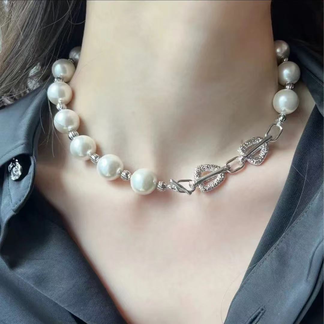 AMASS/阿玛施 铜项链 轻奢拼接钻链条颈链项链5900492