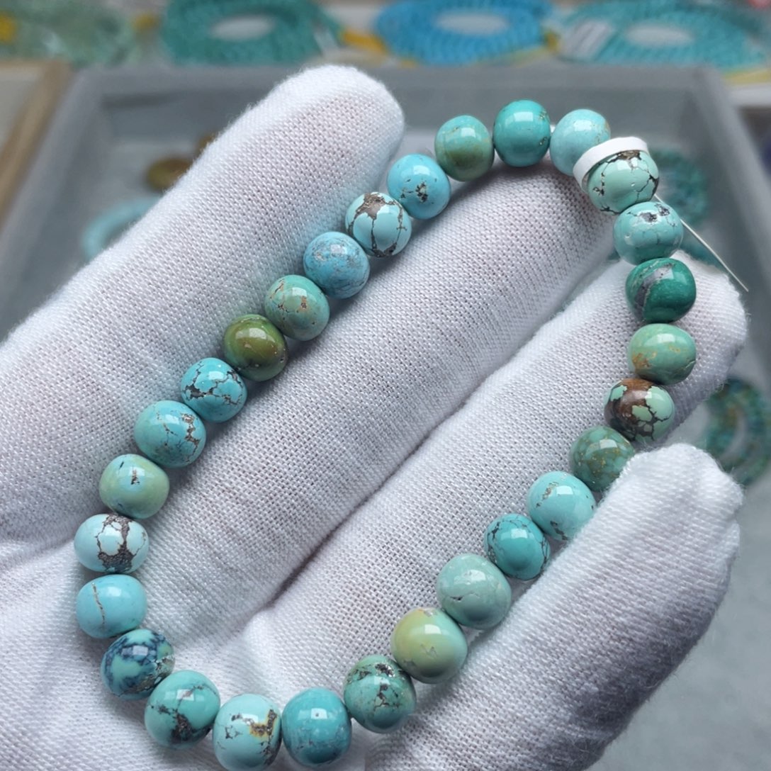 未镶嵌绿松石珠宝奇石