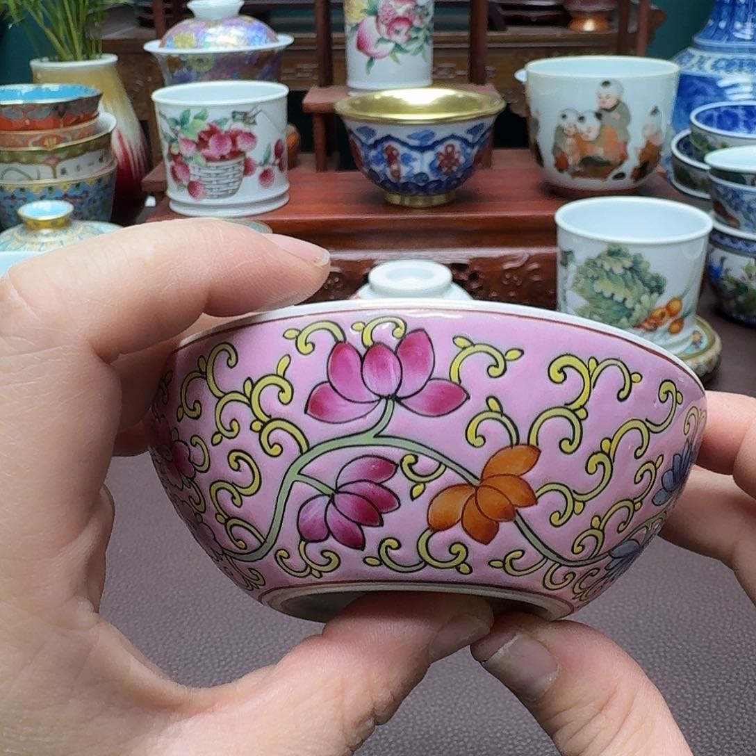 瓷片景德镇仿古手工制作精品展示