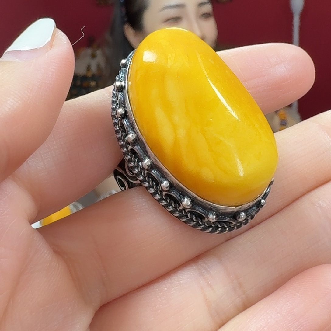 手链蜜蜡未镶嵌戒指