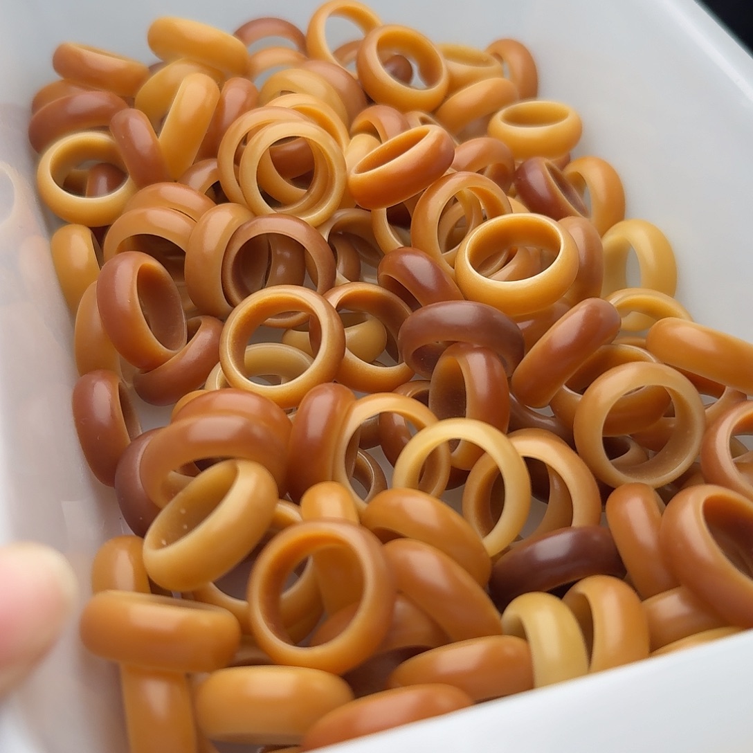 菩提根/象牙果吊坠4 颗菩提风化跑环 16