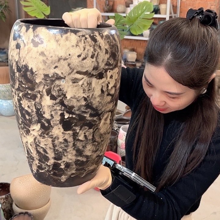 正品口20高33花盆……