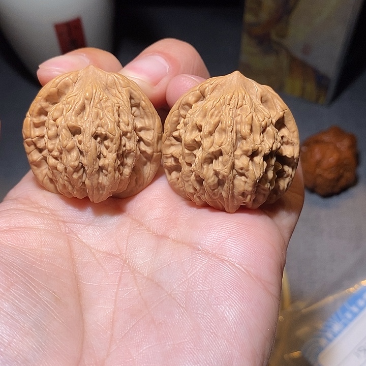 把件文玩核桃全品无修36尺虎头