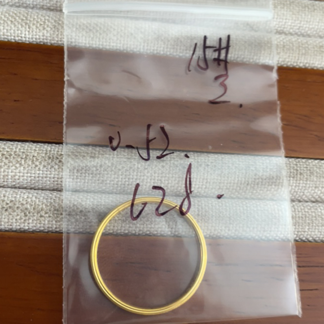 克重0.52 15号 三生三世戒指 足金999
