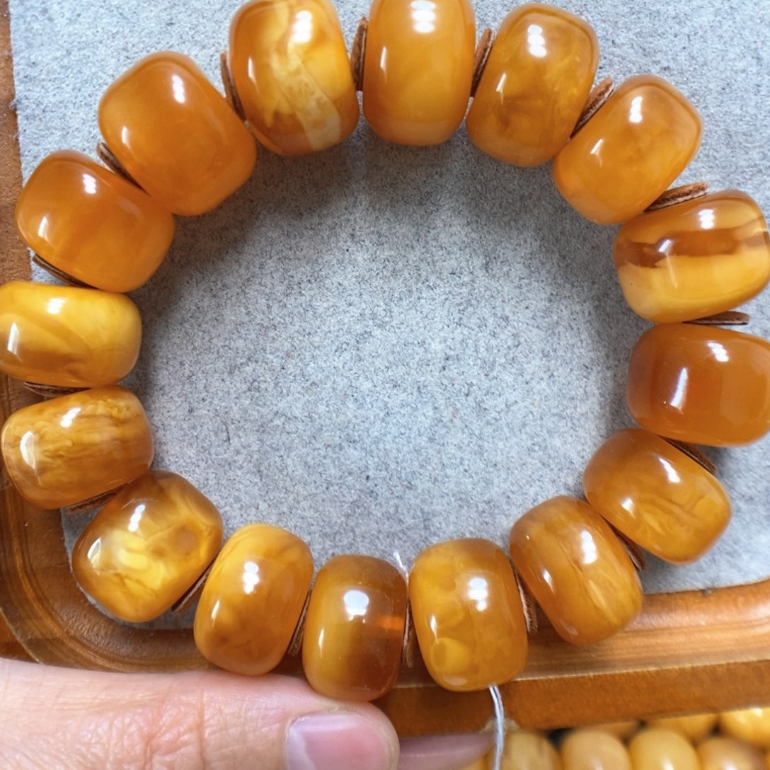 蜜蜡手串未镶嵌蜜蜡