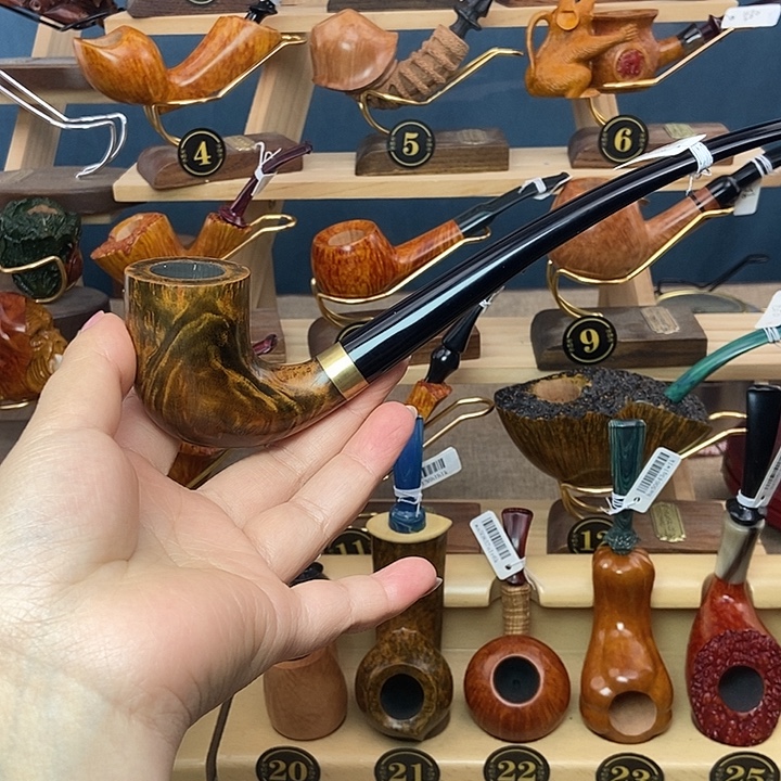 石楠木手工烟斗制作
