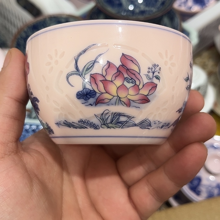 陶摆件景德镇陶瓷主人杯134456