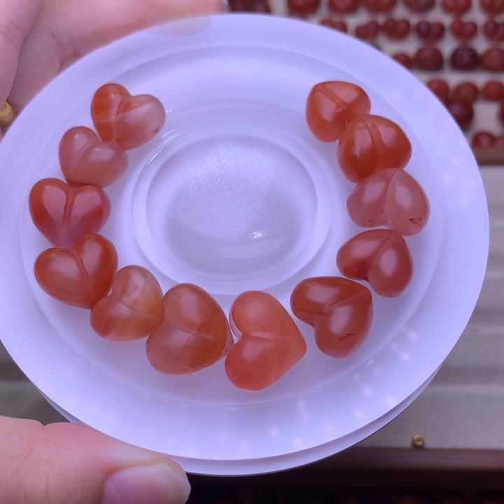 波***夏南红玛瑙未镶嵌珠宝半成品8不退不换