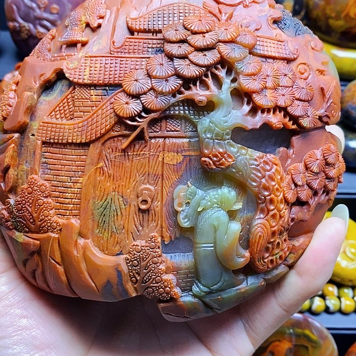 玛瑙/玉髓吊坠(不含链)未镶嵌格****线