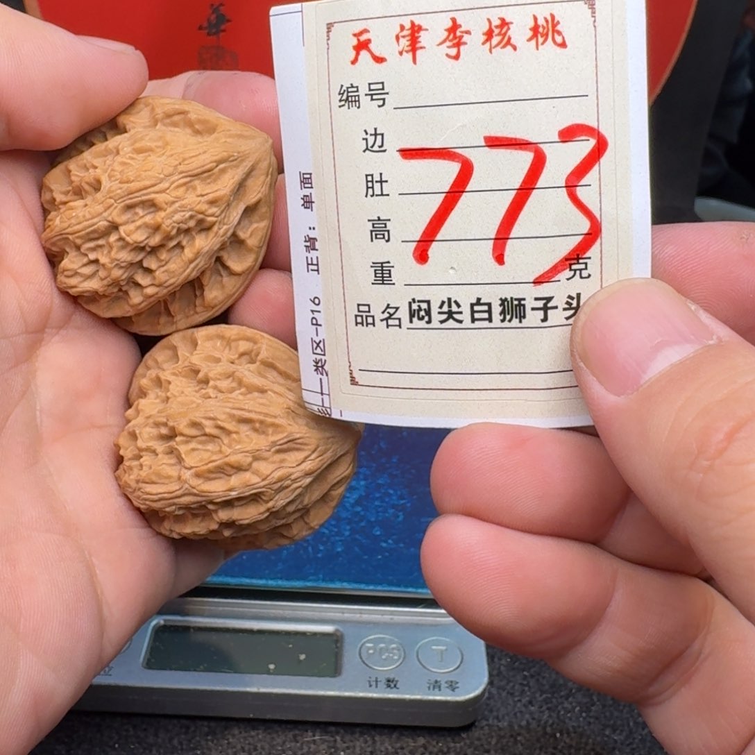 文玩核桃把件38全品金牛