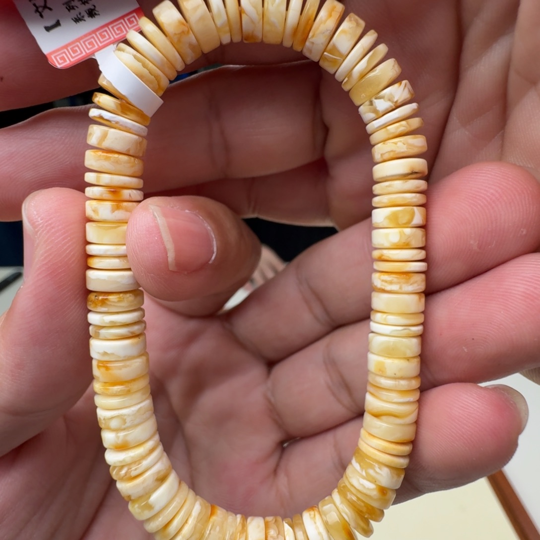 琥珀未镶嵌手链蜜蜡手串
