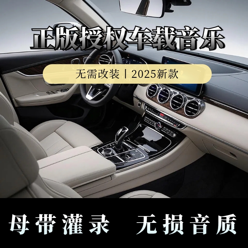 2025定制新款车载优盘高品质正版授黑胶音质夜店DJ嗨曲经典热歌