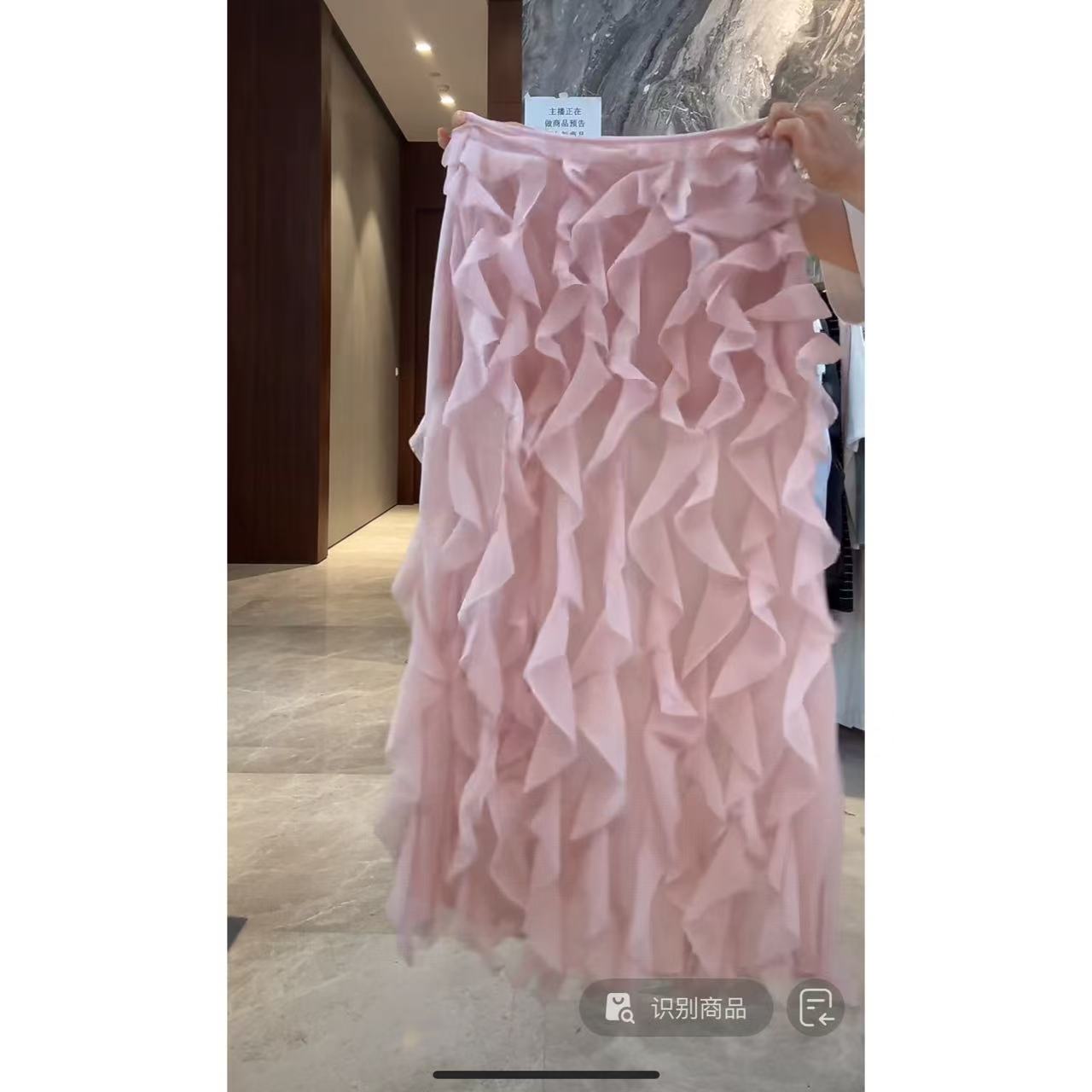 徐秋阳  飘逸半身裙  春季新款百搭时尚休闲显瘦显白半生裙12726