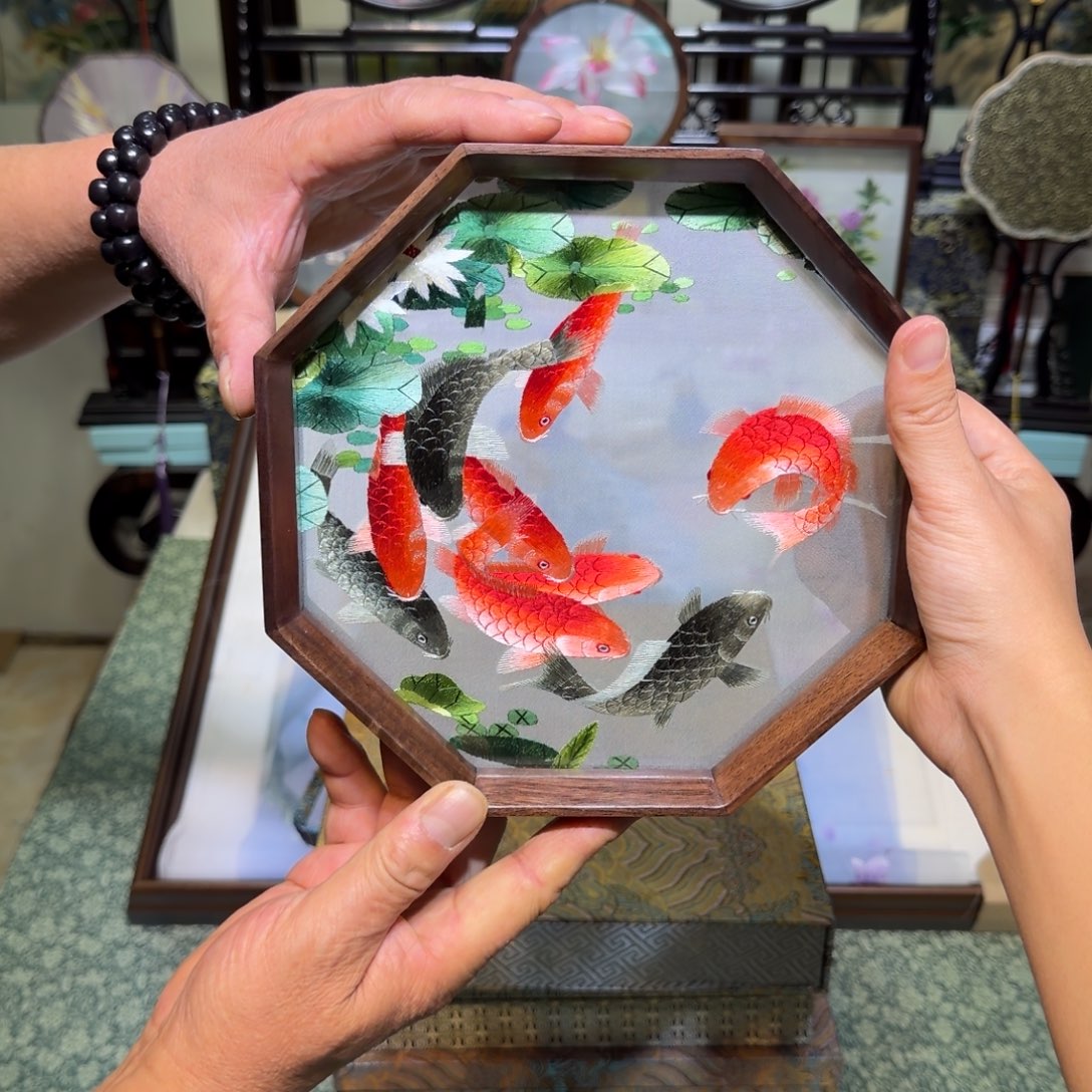 刺绣手工苏绣工艺制作技艺精湛