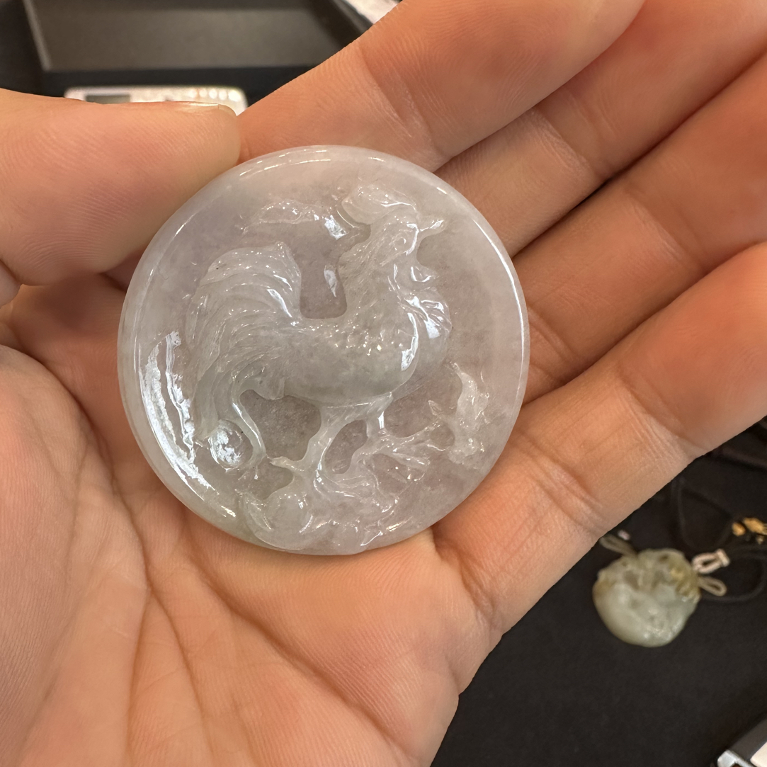 翡翠A货精品鸡牌子