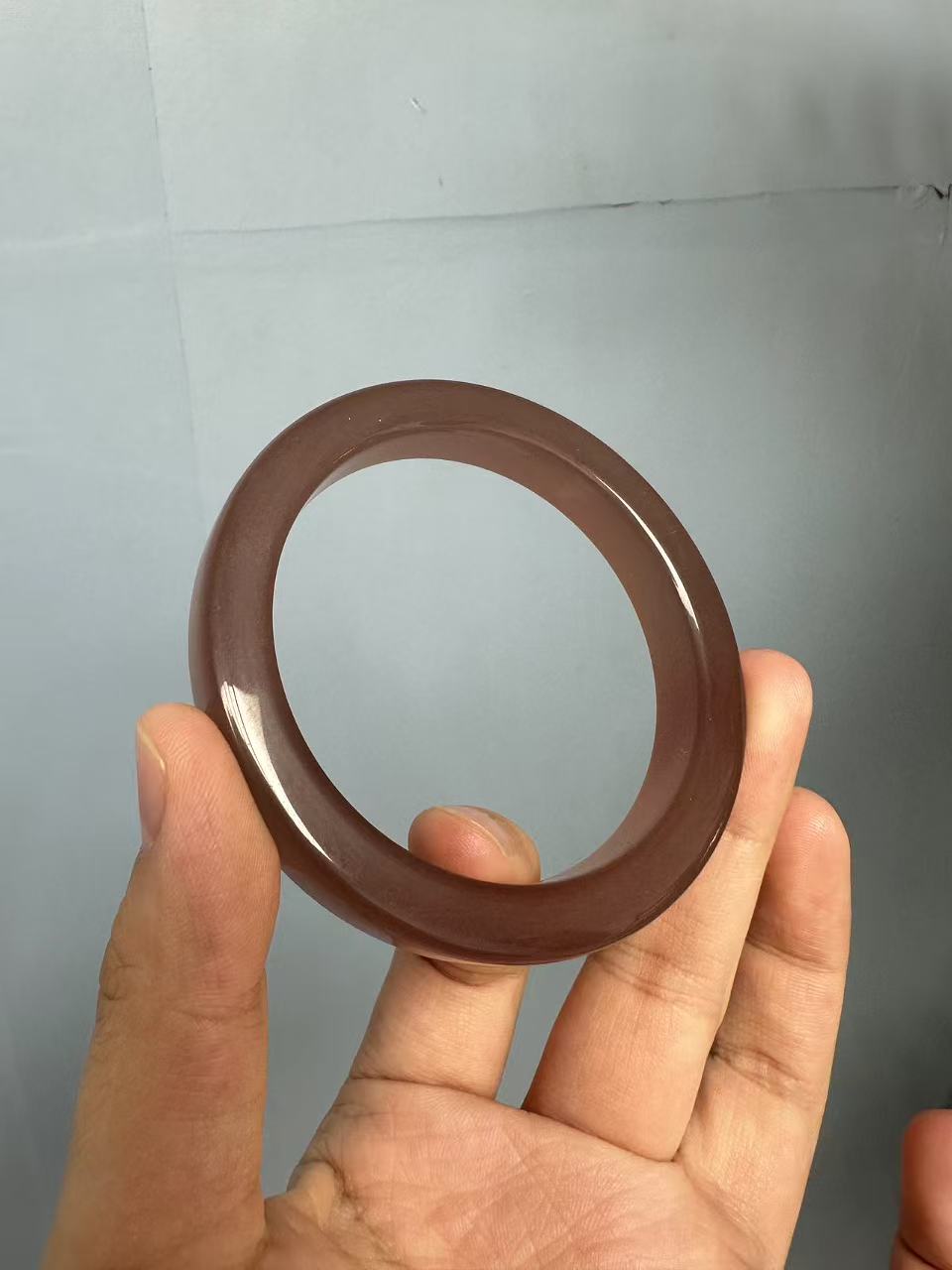 高货冰梅粉直切手镯