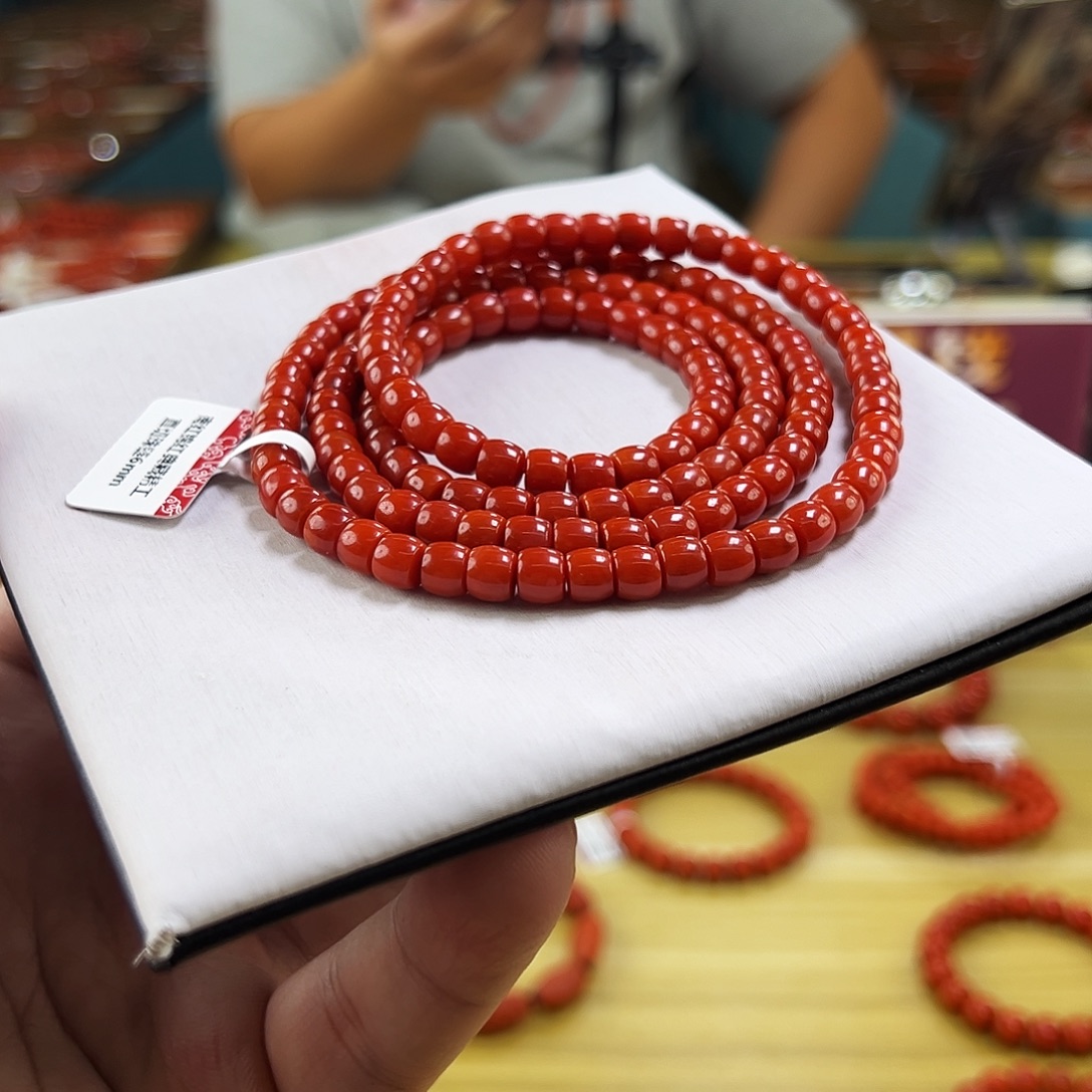 南红玛瑙未镶嵌手链