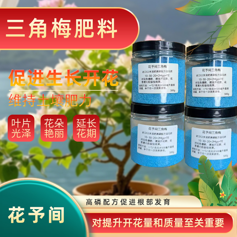 【三角梅必入款】进口G²水溶促花肥促花型300g送勺开花类通用款
