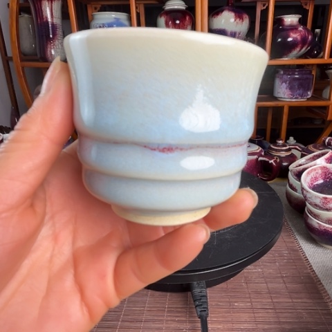 牛家钧窑牛自恒老师钧瓷杯