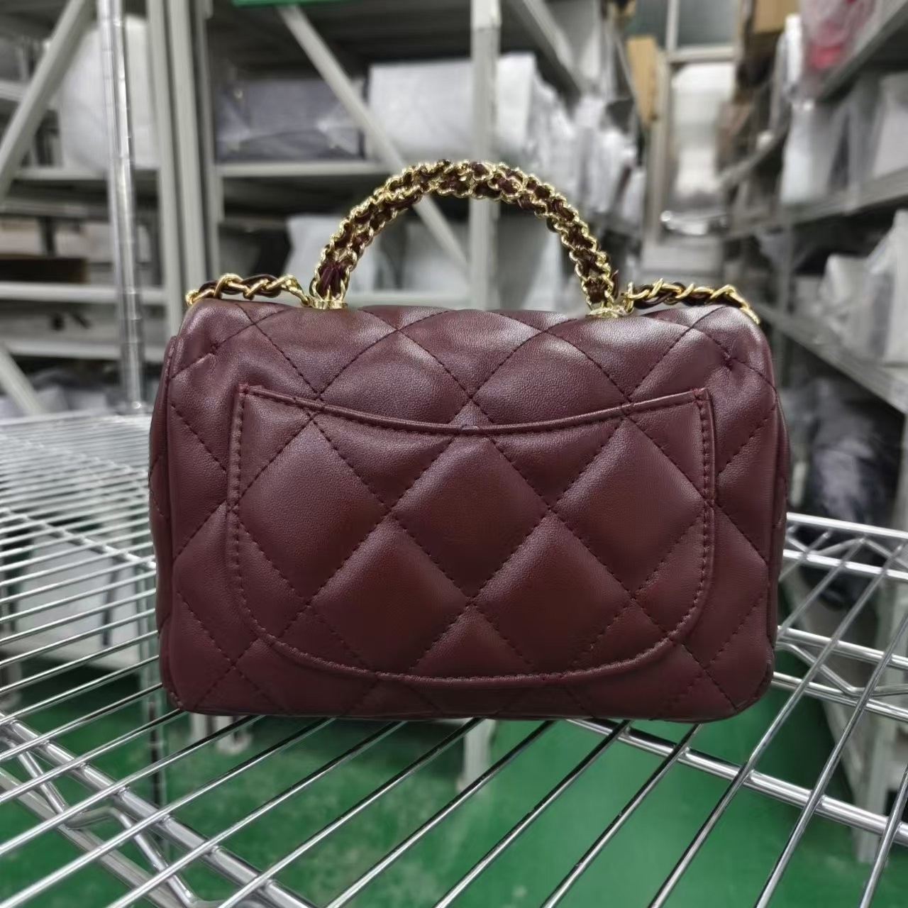 时尚潮流真皮女包手提包小号 10830 红色