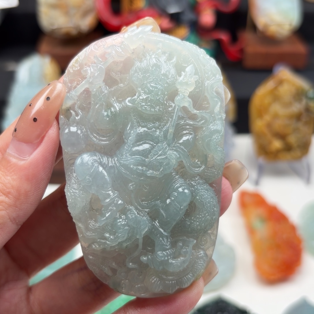 定制翡翠未镶嵌大黑天