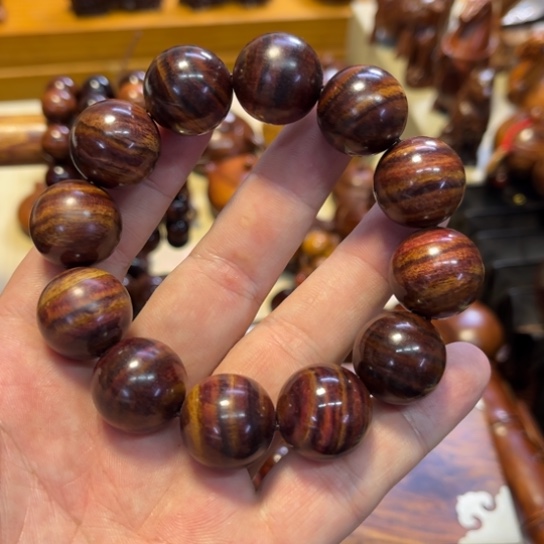 黄花梨/降香黄檀手串/手链黄花梨