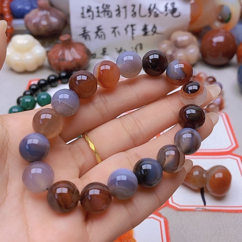 【闪购商品】未镶嵌玛瑙/玉髓珠宝半成品L****⁹