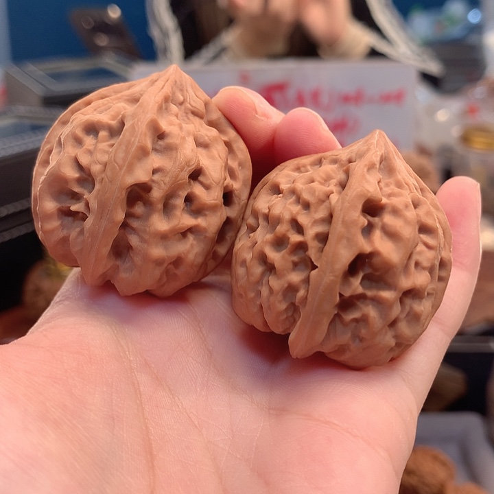 文玩核桃吊坠曹大龙三棱