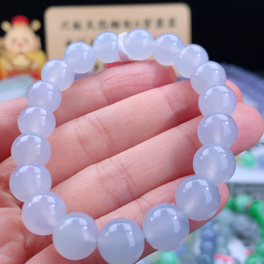 翡翠手链未镶嵌卡10mm