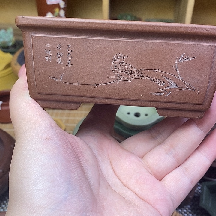 宜兴紫砂精品花盆