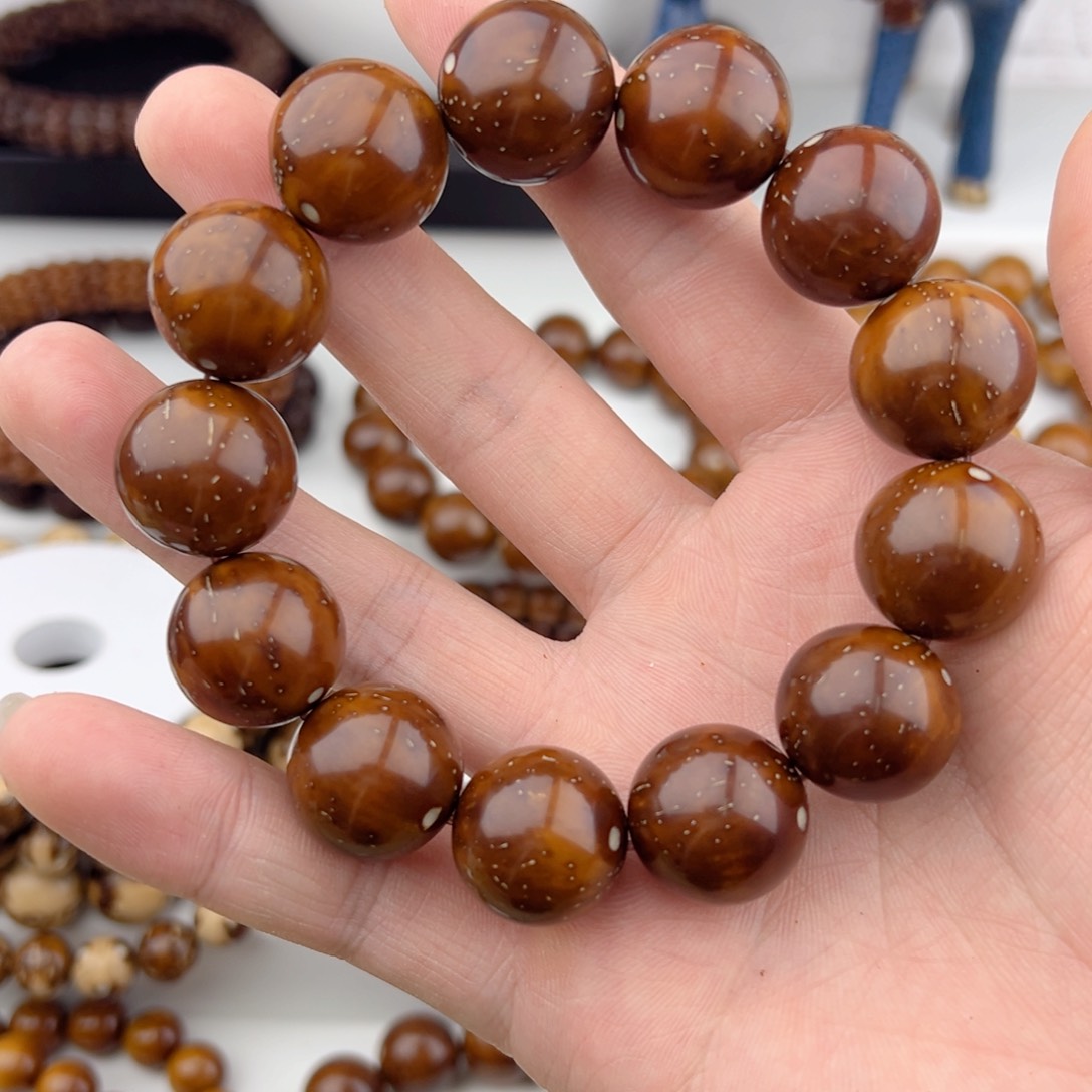 紫金鼠手串放*精品光珠19