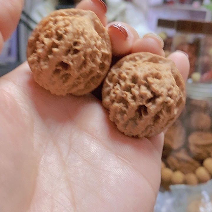 【闪购商品】文玩核桃把件37金锭元宝