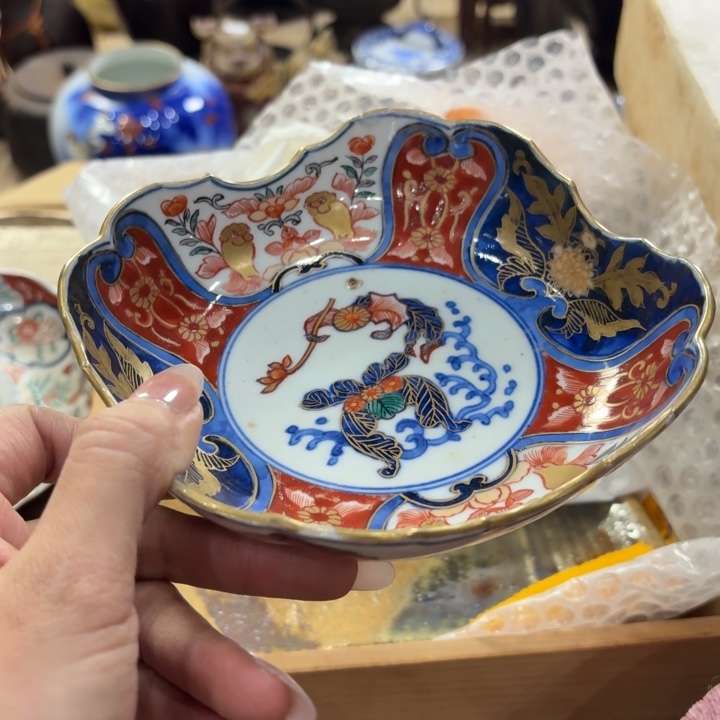 陶瓷古美术置物摆件