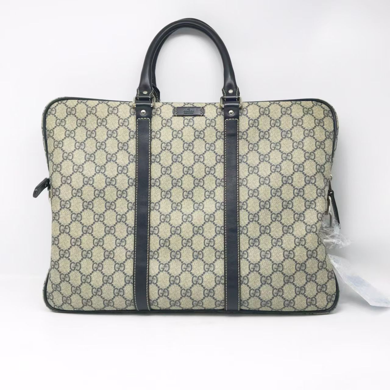 95新 GUCCI/古驰 洋诚二手 古驰老花手提公文包