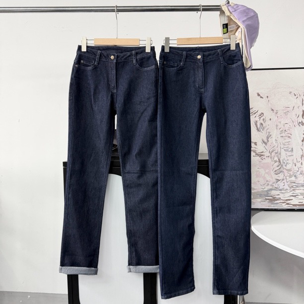 1623深蓝色（深色掉色）中腰弹力（高个子必入）显瘦气质休闲牛仔裤