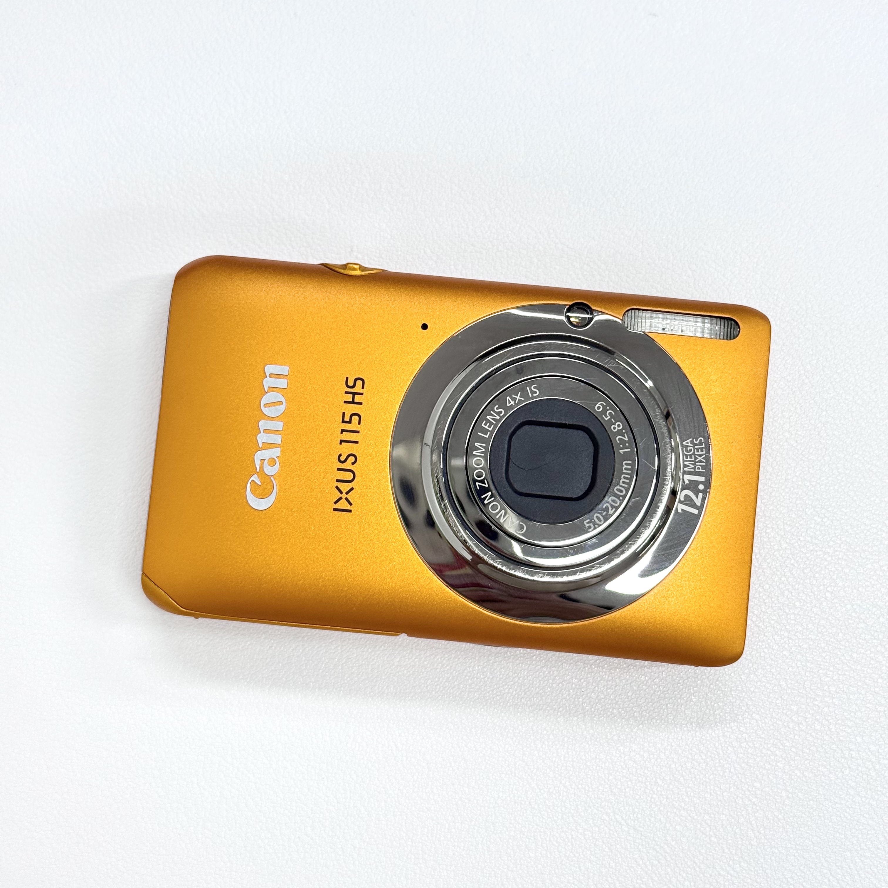 95新 Canon/佳能 IXUS115橙色 1210w像素冷白皮 屏瑕 不支持试用