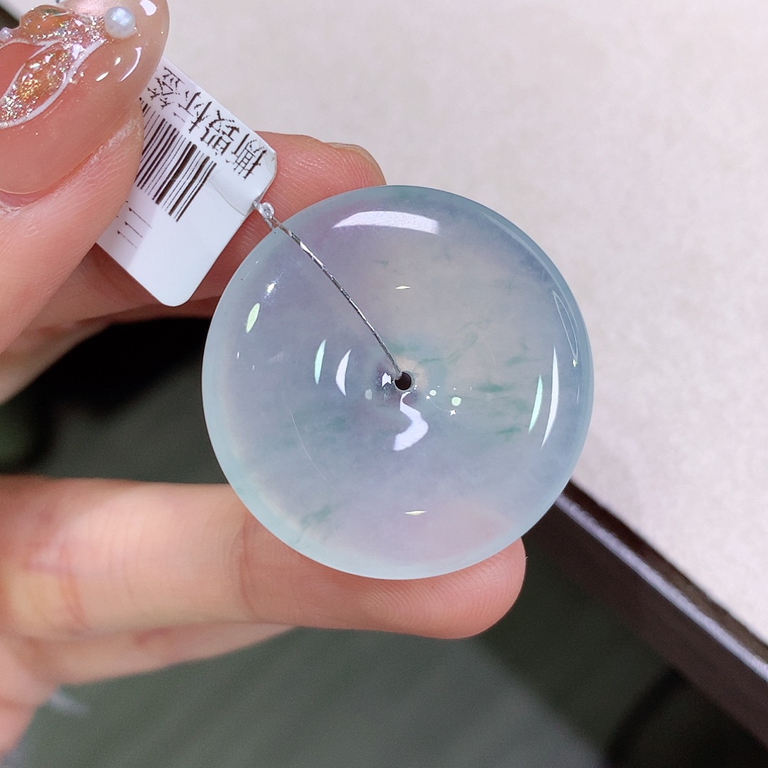 翡翠未镶嵌颈饰30.1-5.7