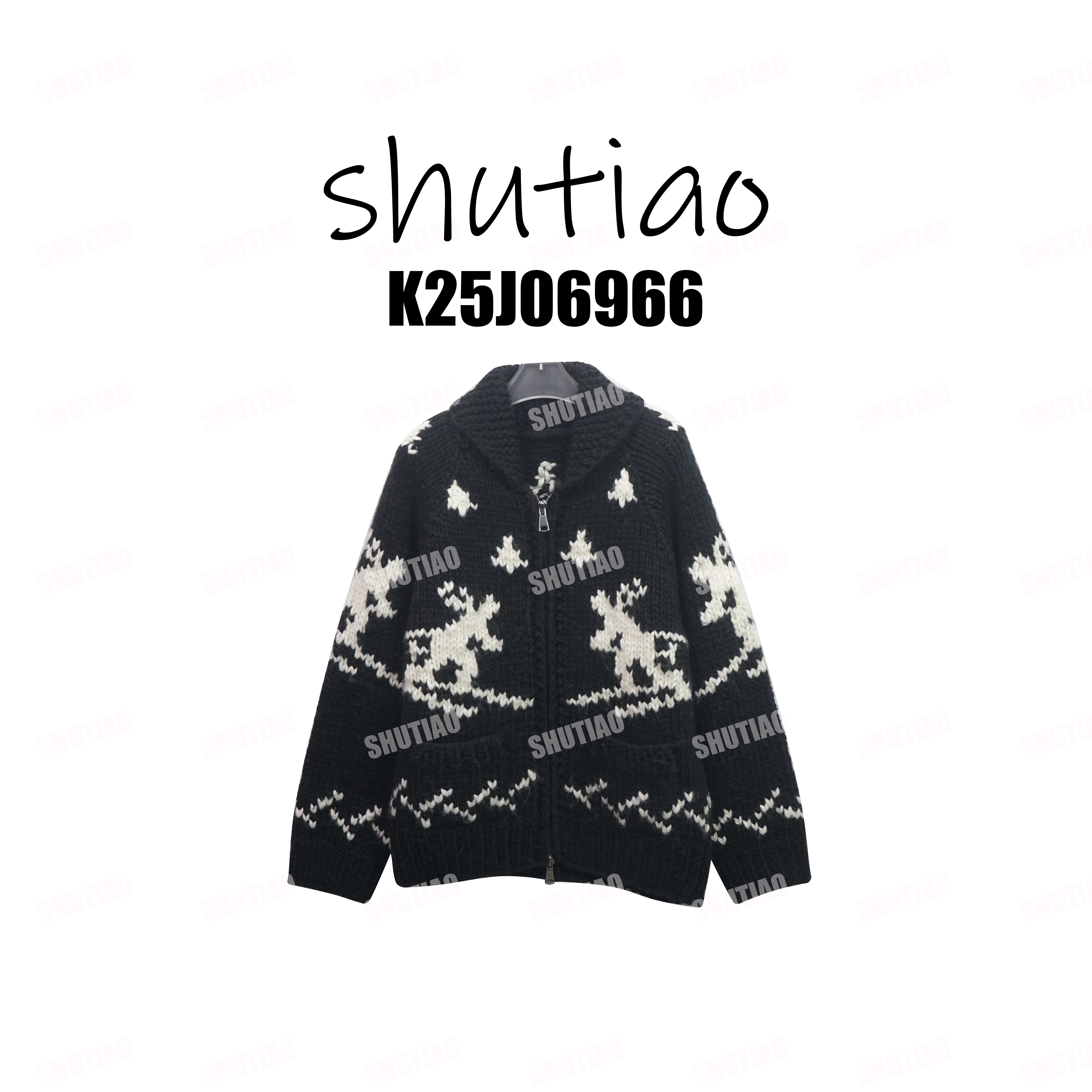 【SHUTIAO】2025冬季：新款小众设计款开衫K25J06966