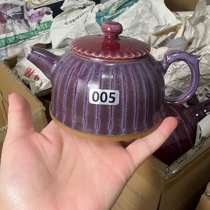 摆件陶郑家钧窑摆件