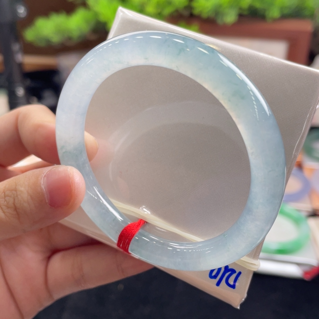 翡翠未镶嵌手镯15号