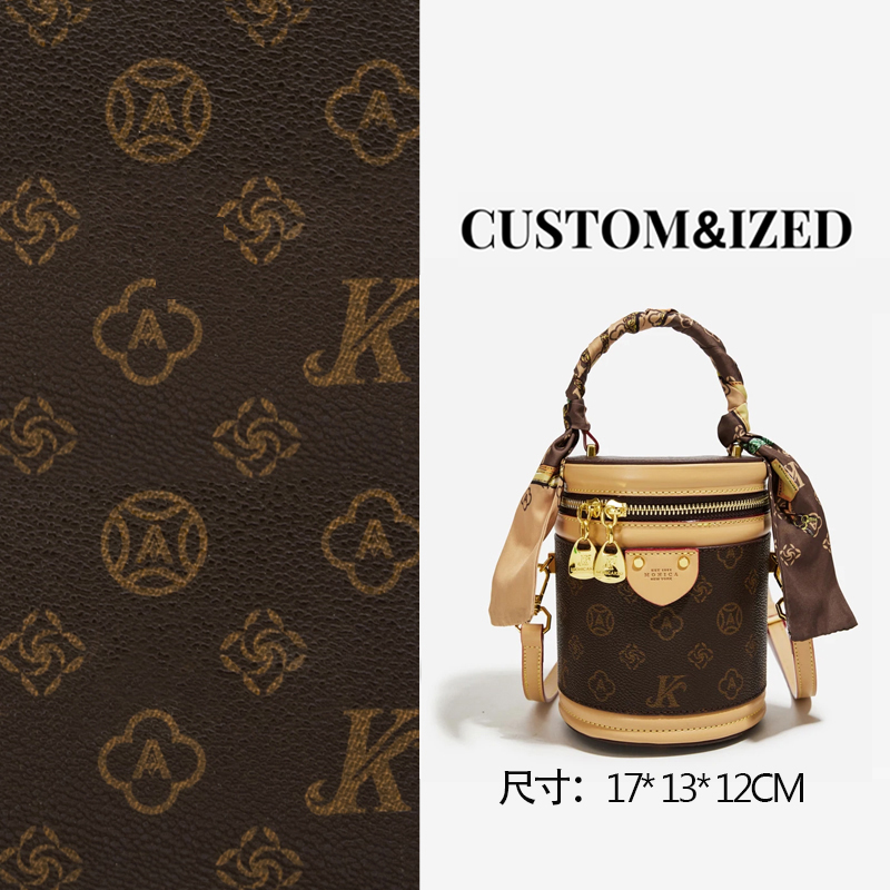 5832新款经典轻奢百搭单肩斜挎桶包潮流印花奢侈