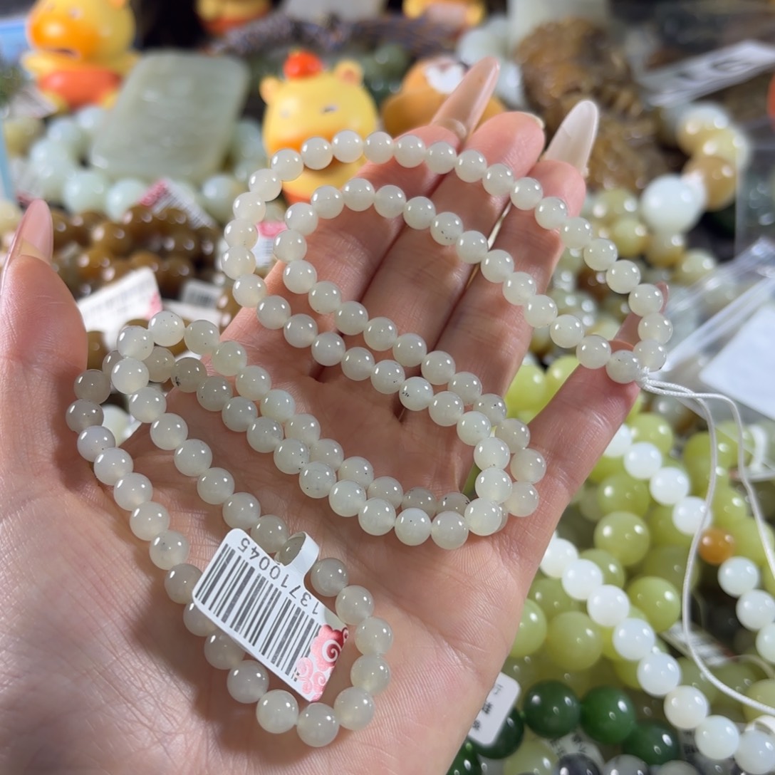 和田玉未镶嵌手链102