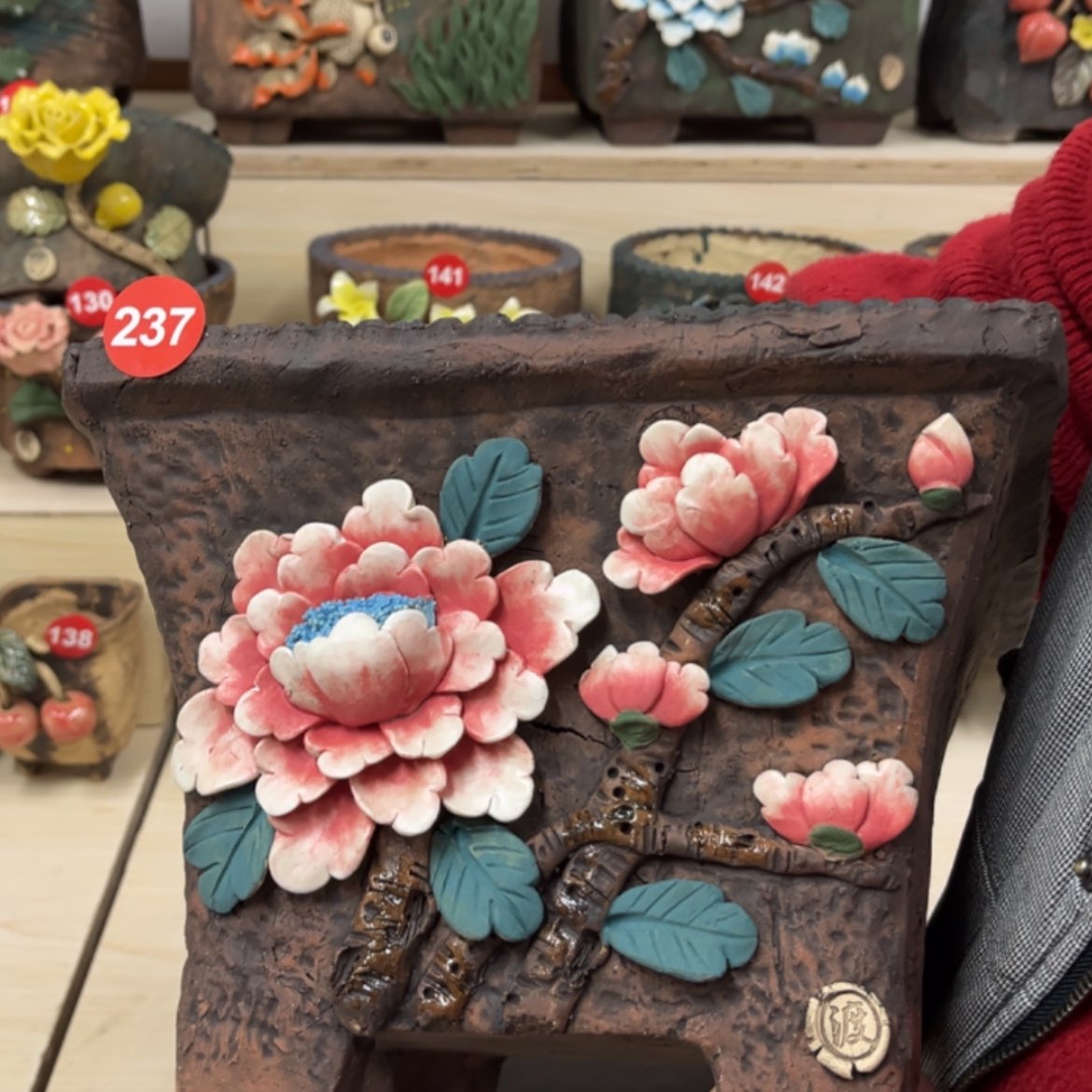 【闪购商品】紫砂花盆237微瑕号内口23.5外高18.5