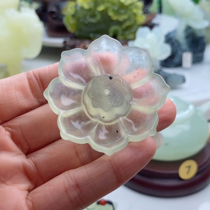 岫玉四大名玉香插未镶嵌