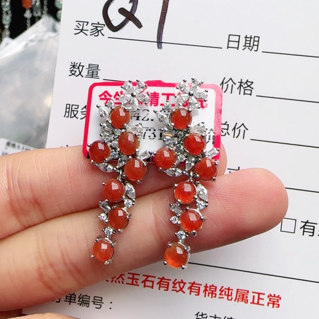 银S925镶嵌戒指翡翠