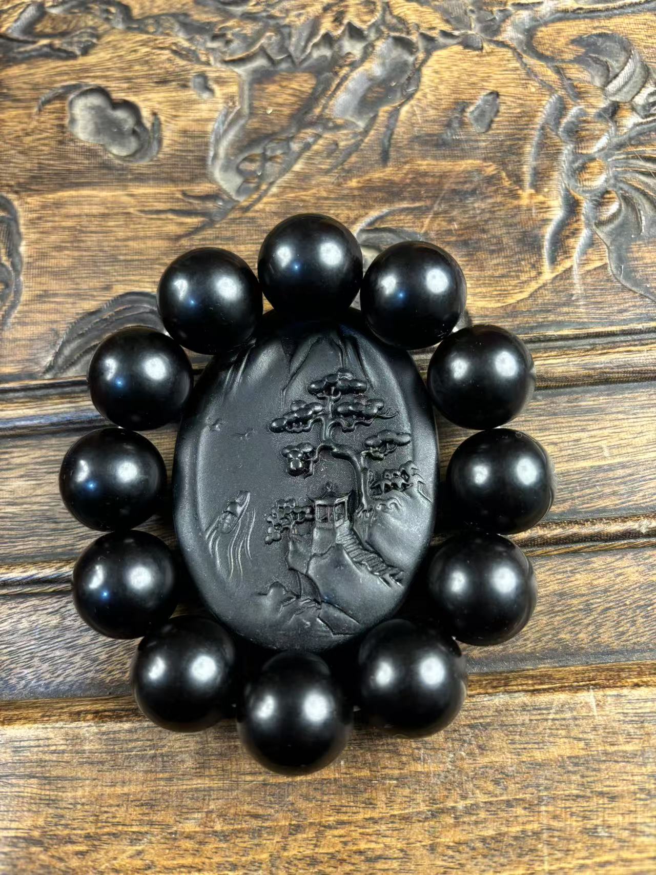 琥珀翳魄串牌一套{小七甄选}