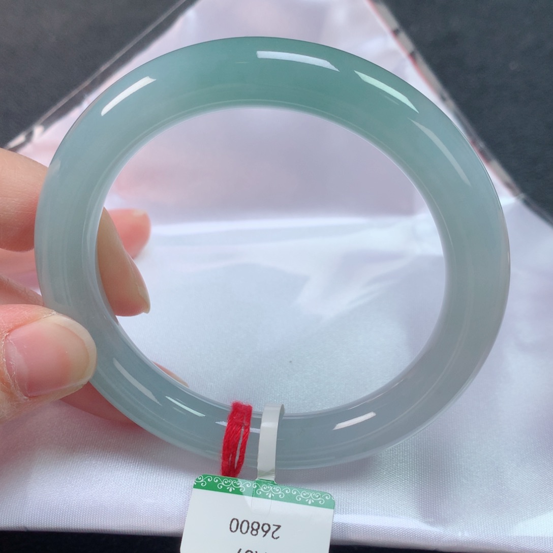 未镶嵌手镯翡翠缅甸天然翡翠手镯57