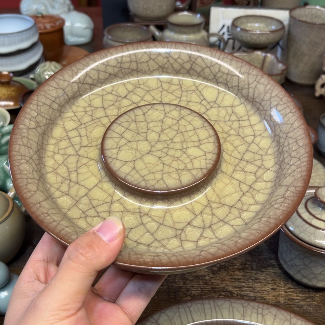 东***叔蒋加宝 传世哥窑  