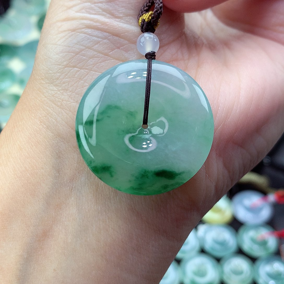 翡翠颈饰未镶嵌35尺寸30.9-6.0