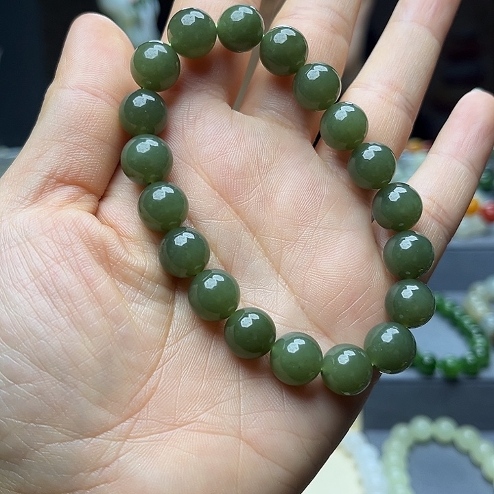 和田玉手链未镶嵌